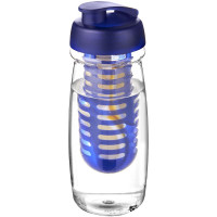 transparent, blau