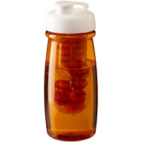 transparent orange, weiss